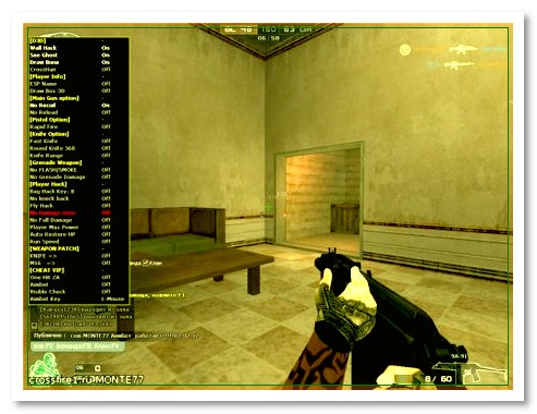 WallHack by ZoomArt. Обновил работает на .(x-trap не вылетает)